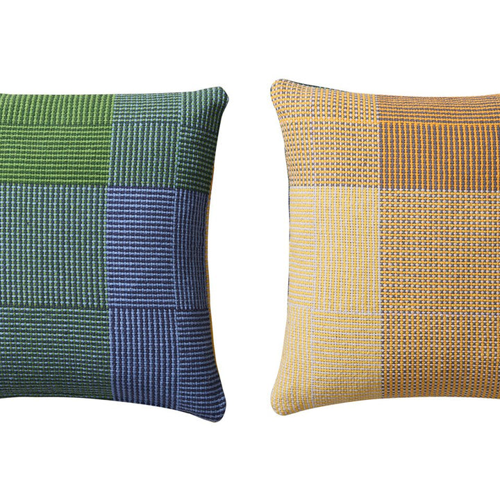 NAPPING YELLOW & PETROL - CUSHION COVER-1
