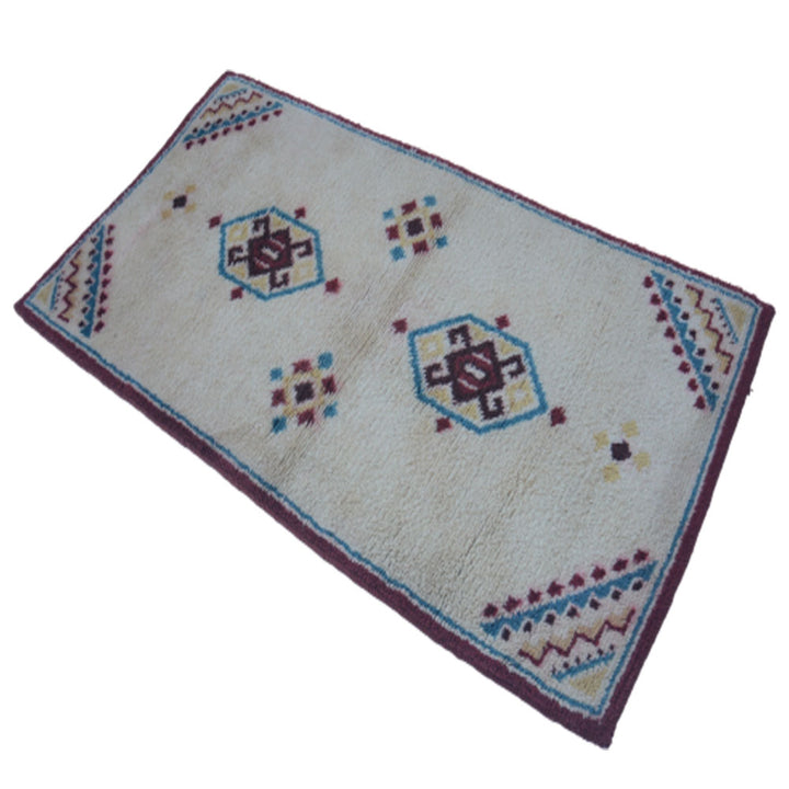 Vintage Falcon Woolen Kilim Rug-2